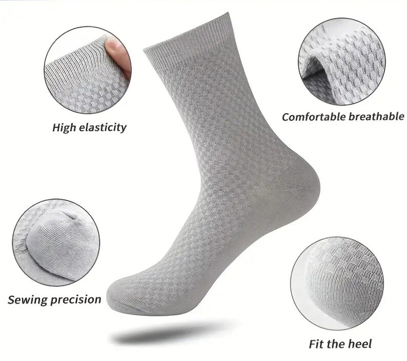 Anti-Odor Bamboo Socks (10 Pairs)